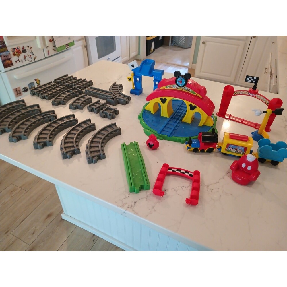 Disney Junior Mickey Mouse Train Track Set Motorized - Missing Battery Door
